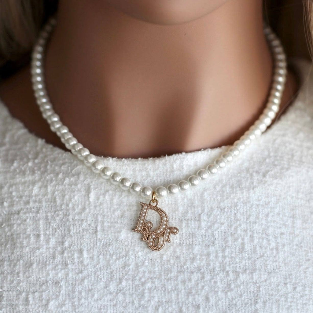 Dior Pearl 18K Gold Necklace