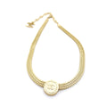 Chanel Choker Chain 18K Gold Necklace