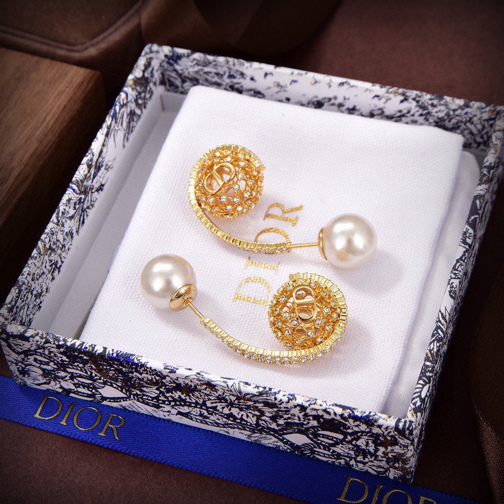 Dior Tribales 18K Gold Earrings