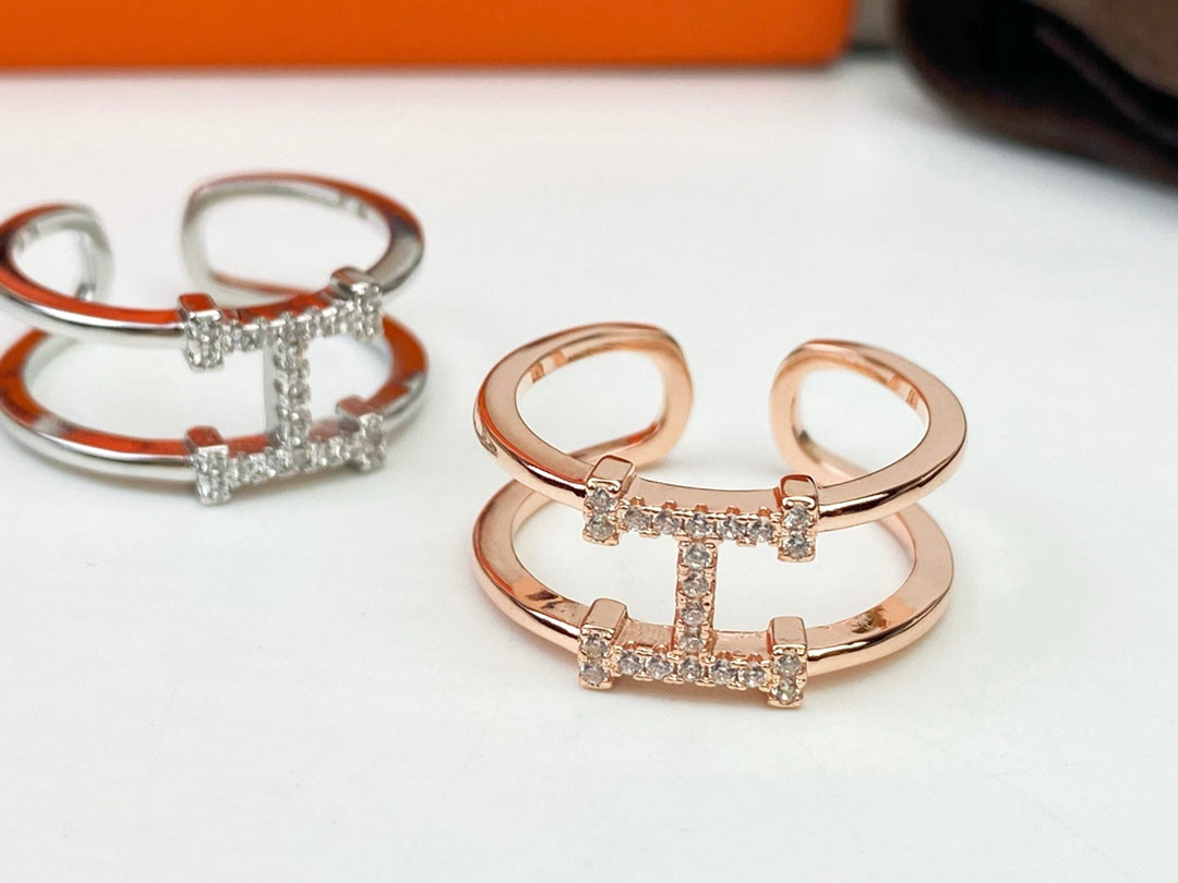 Hermes Ever Chaine D'ancre 18K Gold Ring