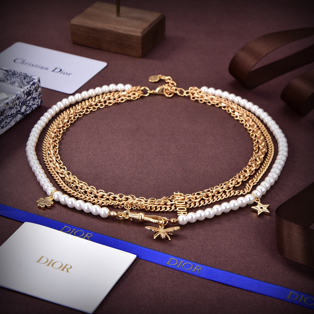 Dior Tassel 18K Gold Necklace