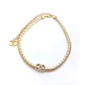 Chanel Diamonds Choker 18K Gold Necklace