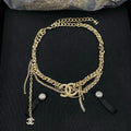 Chanel Gold Choker 18K Gold Necklace