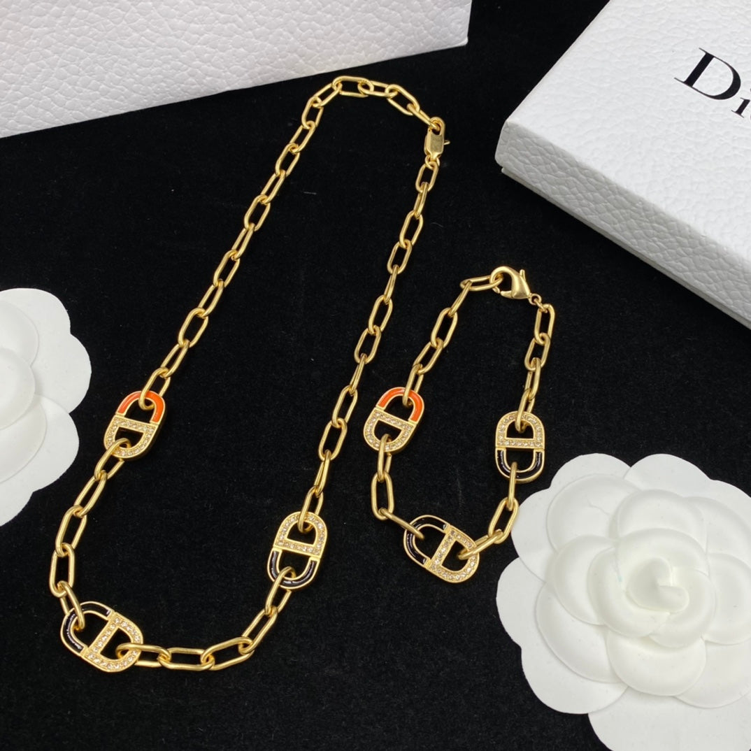 Dior Color 18K Gold Necklace