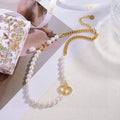 Dior Petit Pearl 18K Gold Necklace