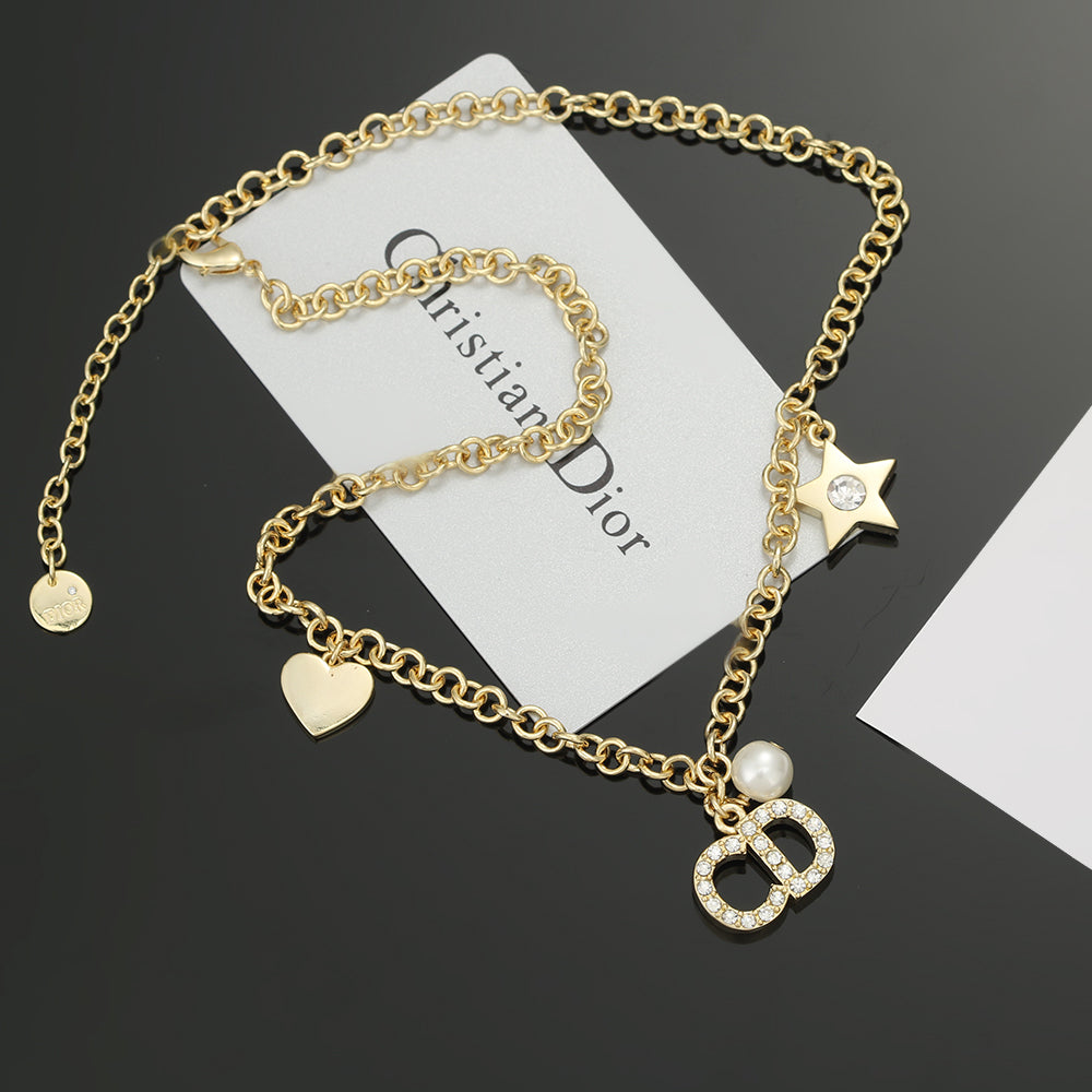 Dior 30 Montaigne 18K Gold Necklace