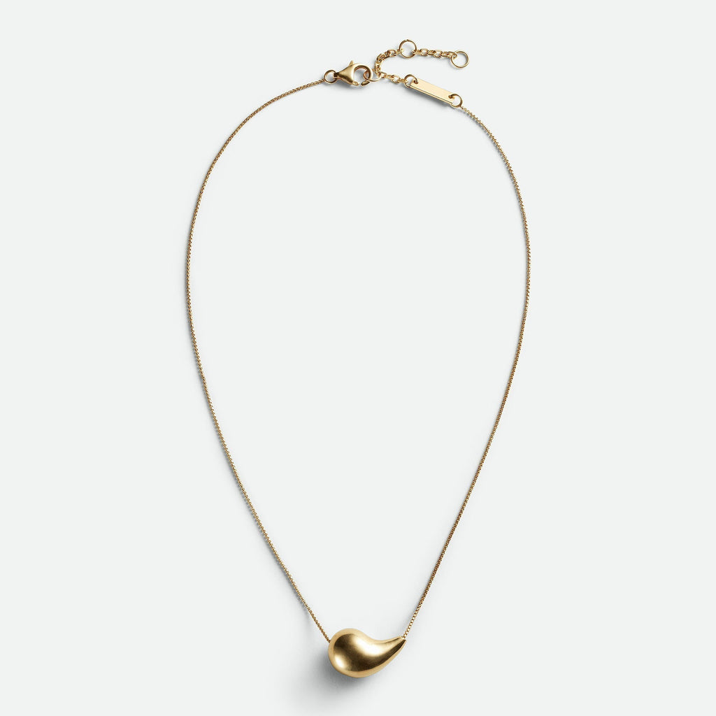 Bvlgari Drop Pendant 18K Gold Necklace