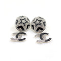 Chanel Diamond 18K Gold Earrings