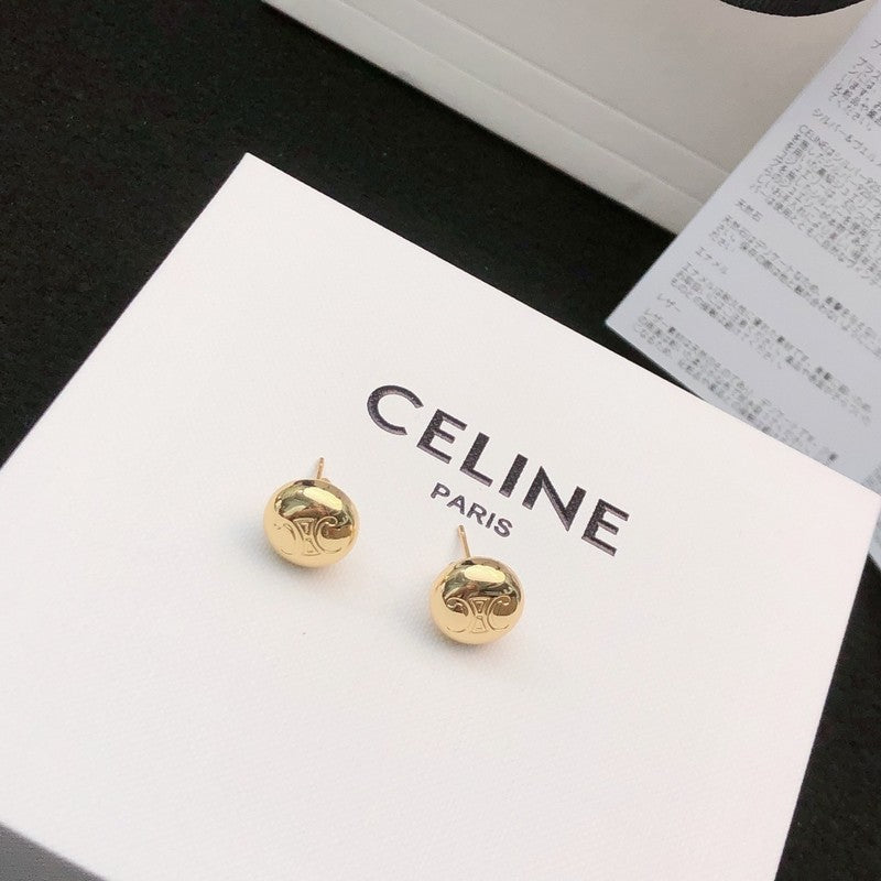 Celine Gold 18K Gold Earrings