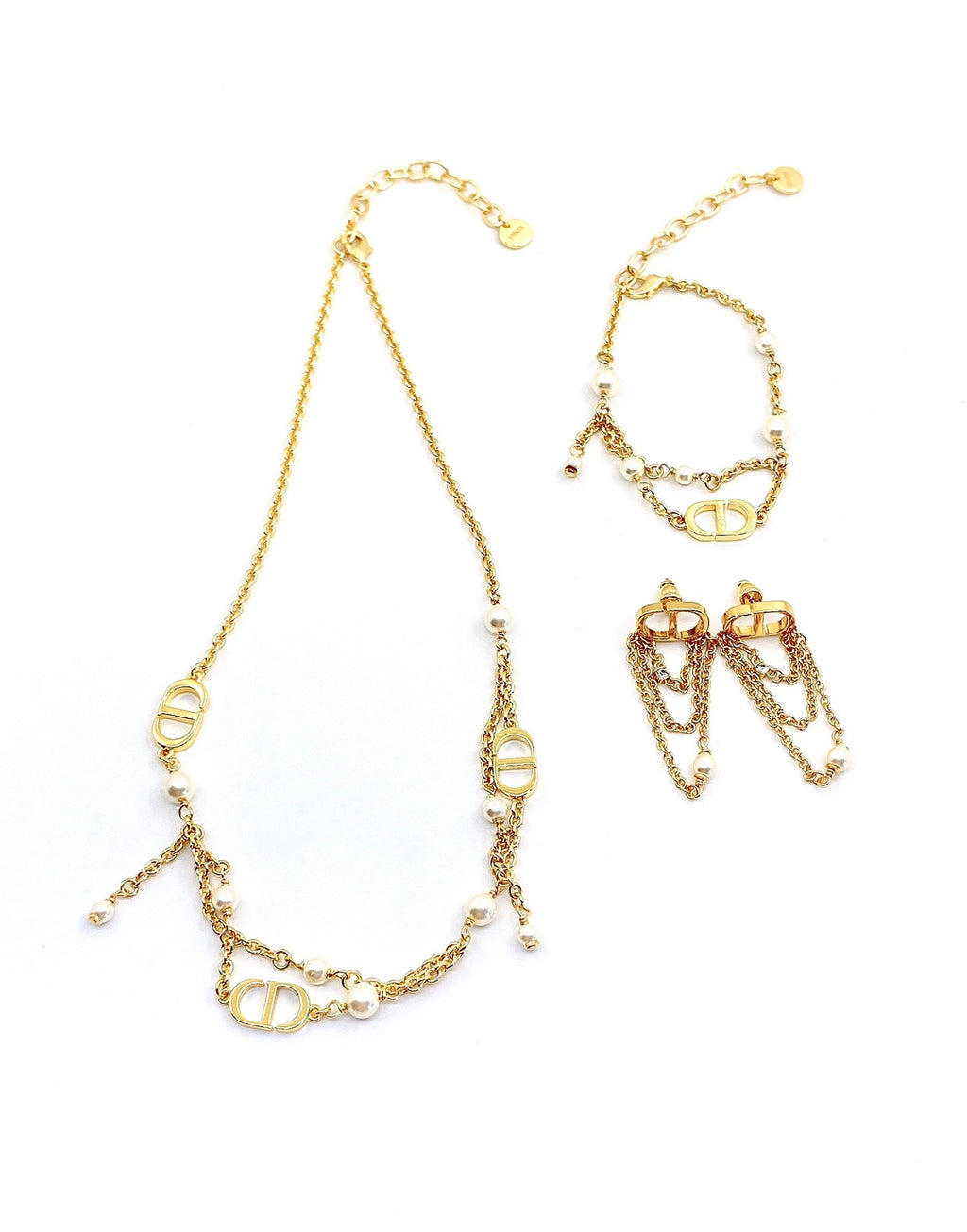 Dior Pearl 18K Gold Necklace