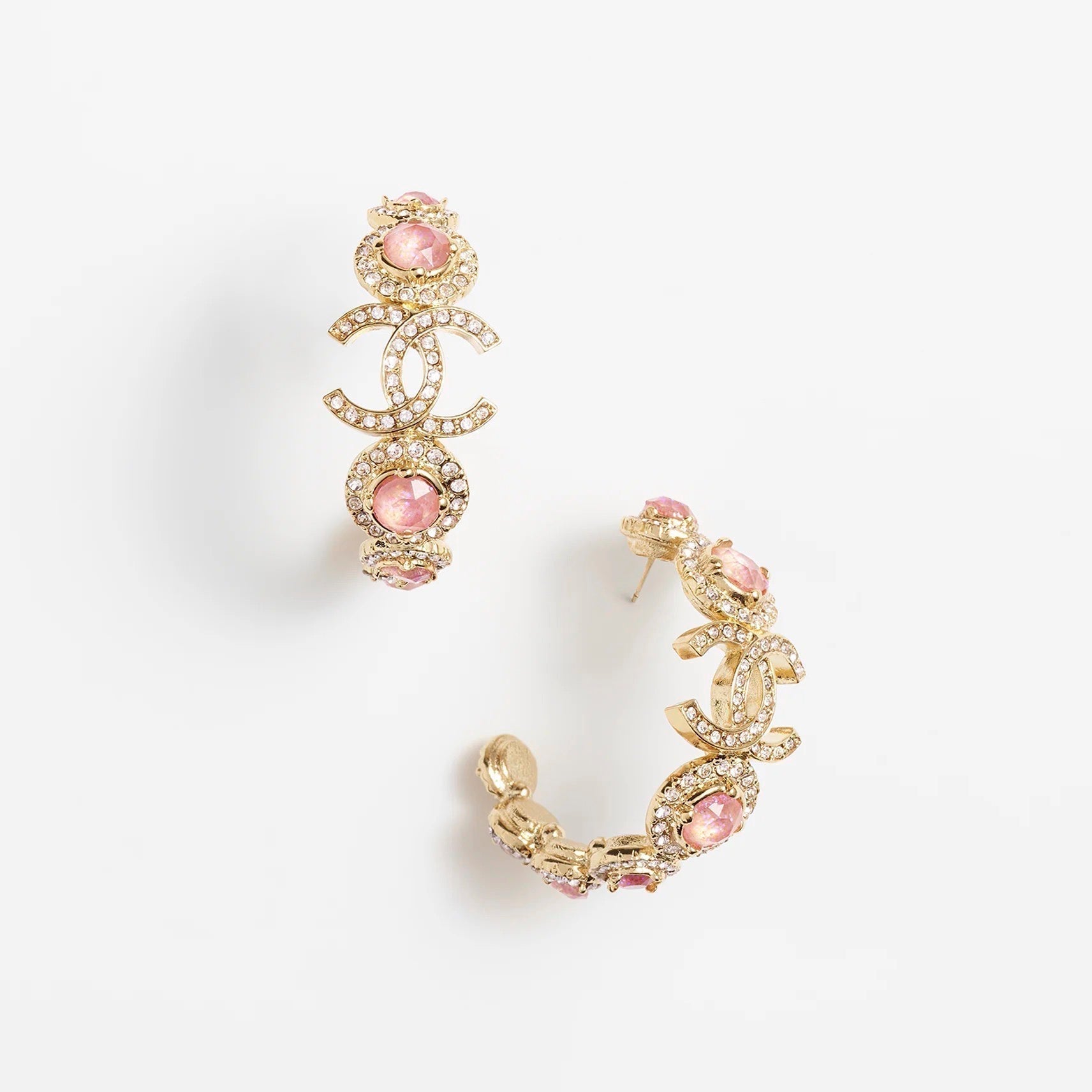 Chanel Flowers 18K Gold Earrings