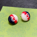 Gucci Double Color 18K Gold Earrings