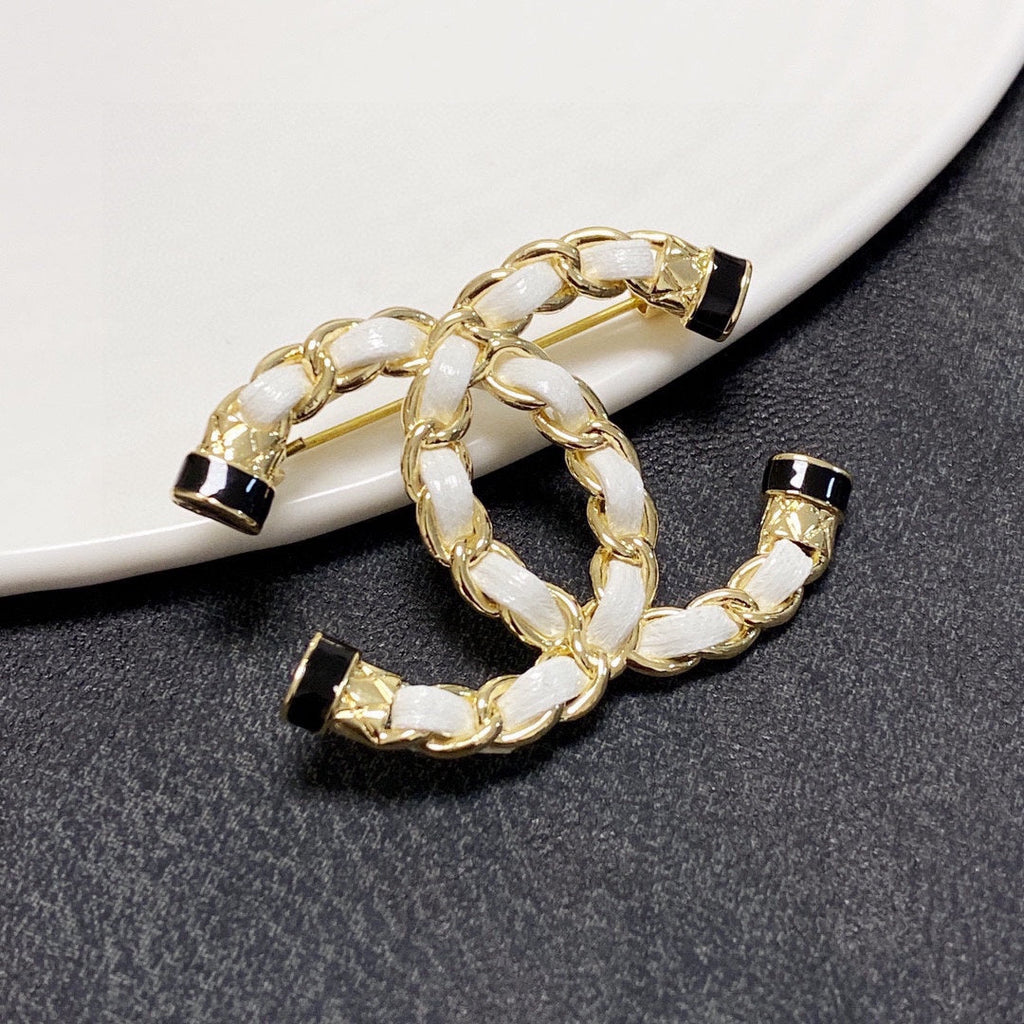 Chanel Pearl 18K Gold Brooch