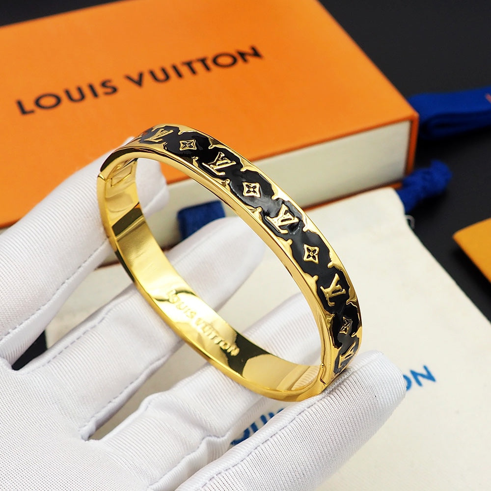 Louis Vuitton Color Monogram 18K Gold Bracelet