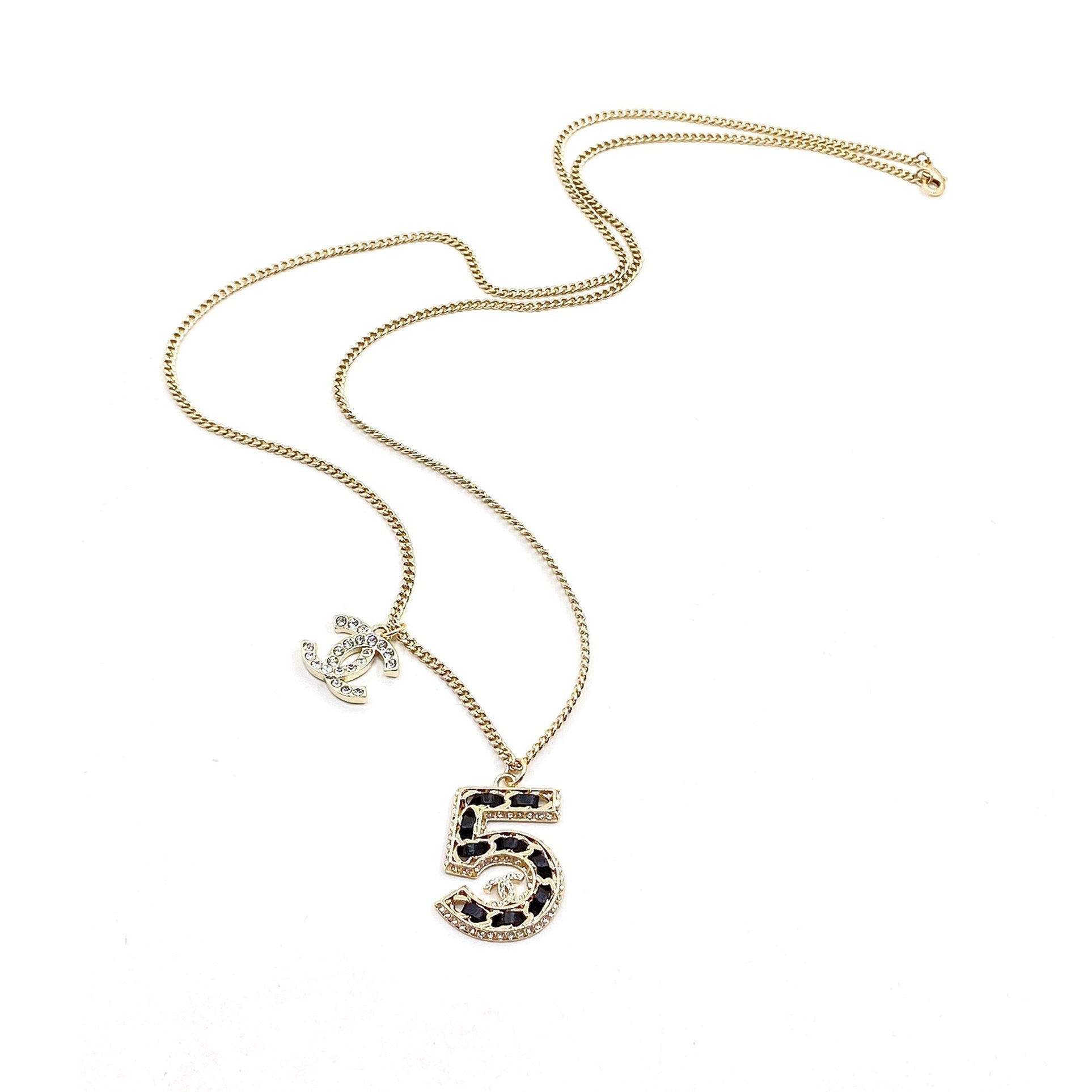 Chanel No.5 Chain 18K Gold Necklace