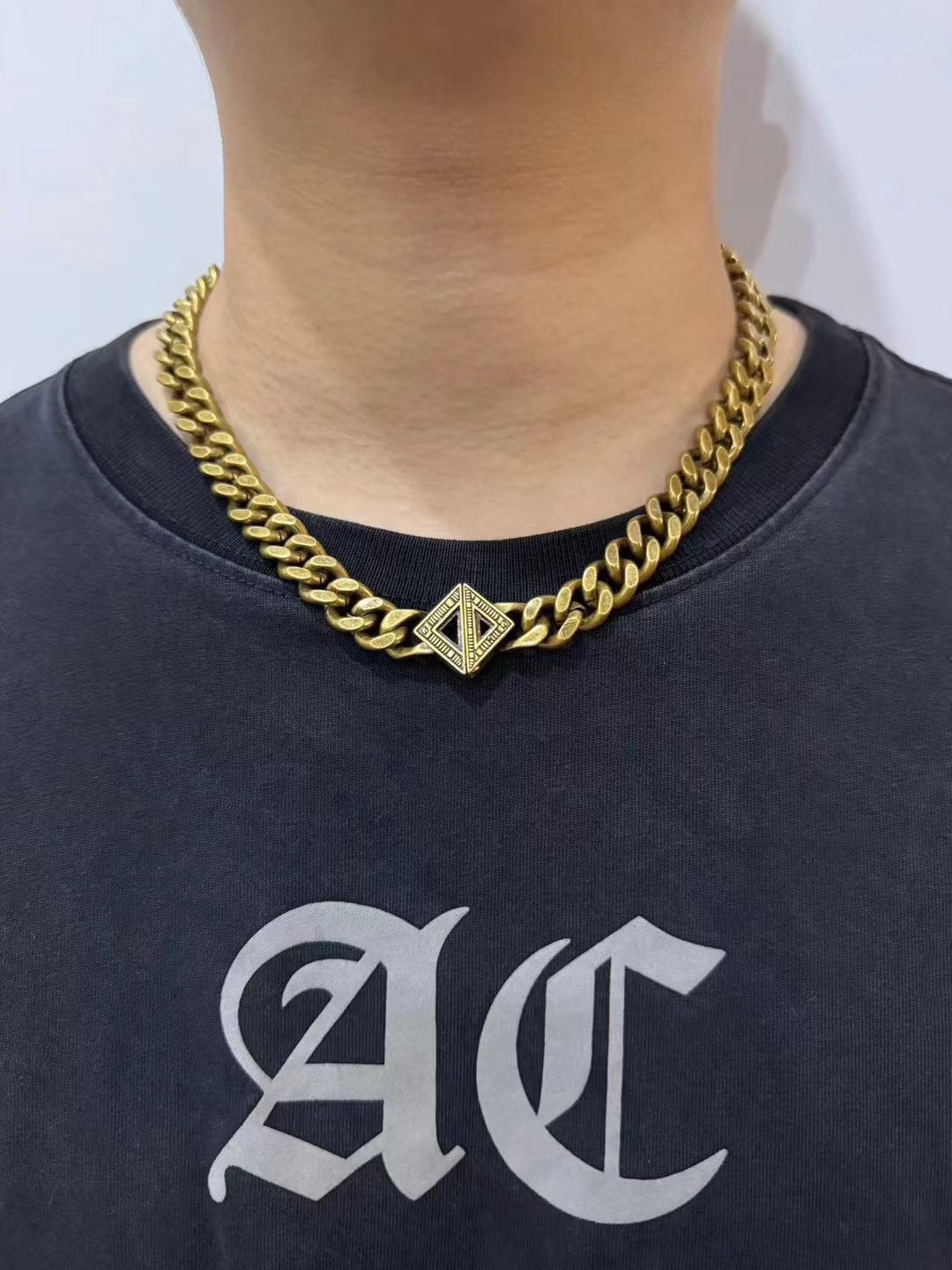 Dior Diamond Chain 18K Gold Necklace