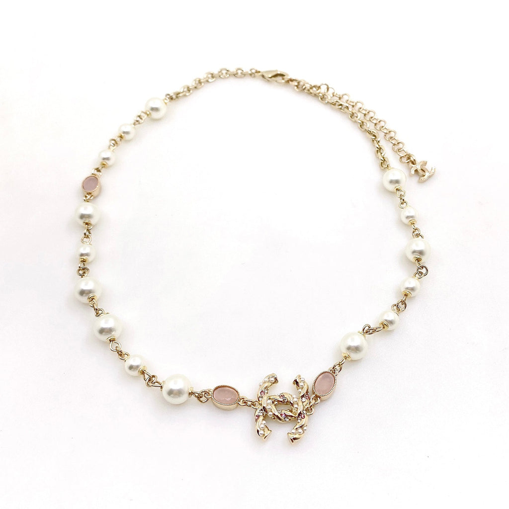 Chanel Pearls 18K Gold Necklace