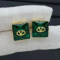 Valentino Valentino Color Crystal 18K Gold Earrings