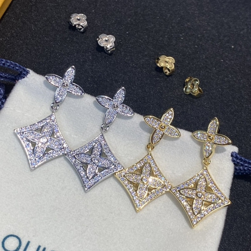 Louis Vuitton Blossom 18K Gold Earrings