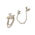 Chanel Chain 18K Gold Earrings