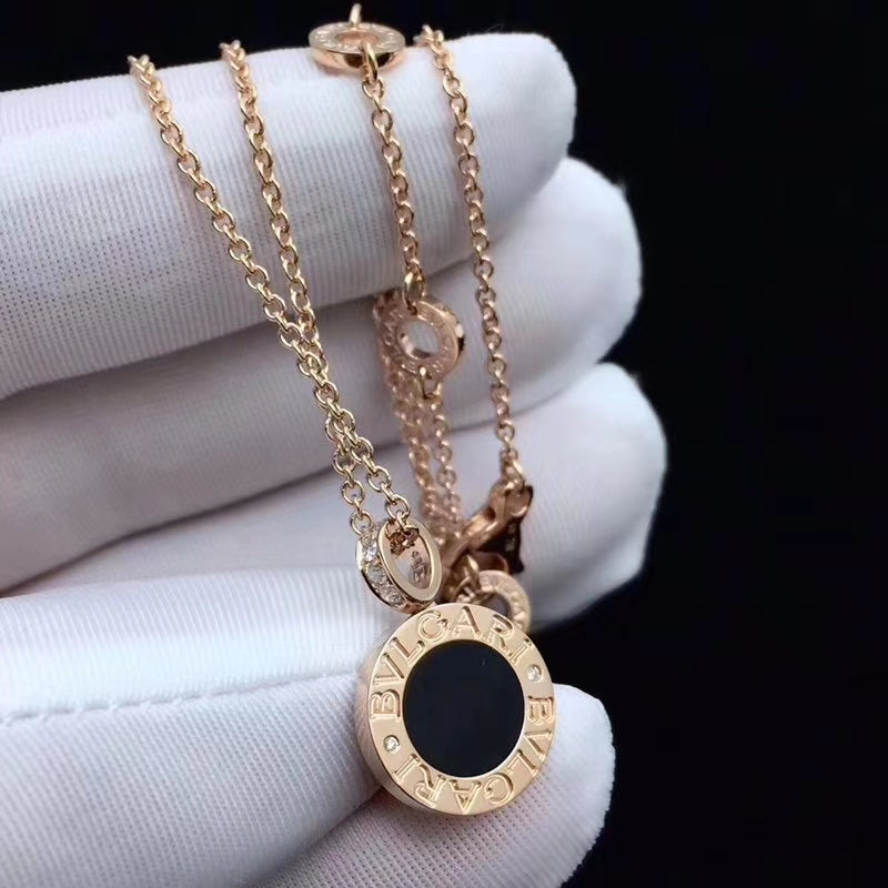 Bvlgari Black Ceramic 18K Gold Necklace