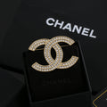 Chanel Diamond 18K Gold Brooch