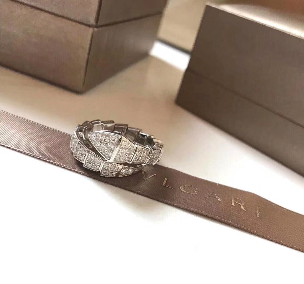 Bvlgari Serpenti Viper 18K Gold Ring