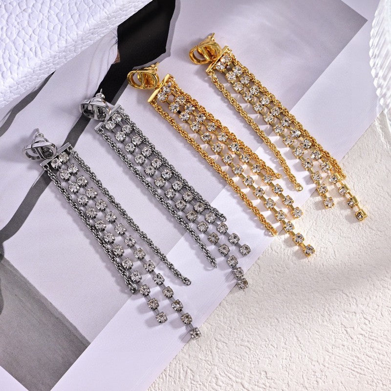 Dior Sparkle 18K Gold Earrings
