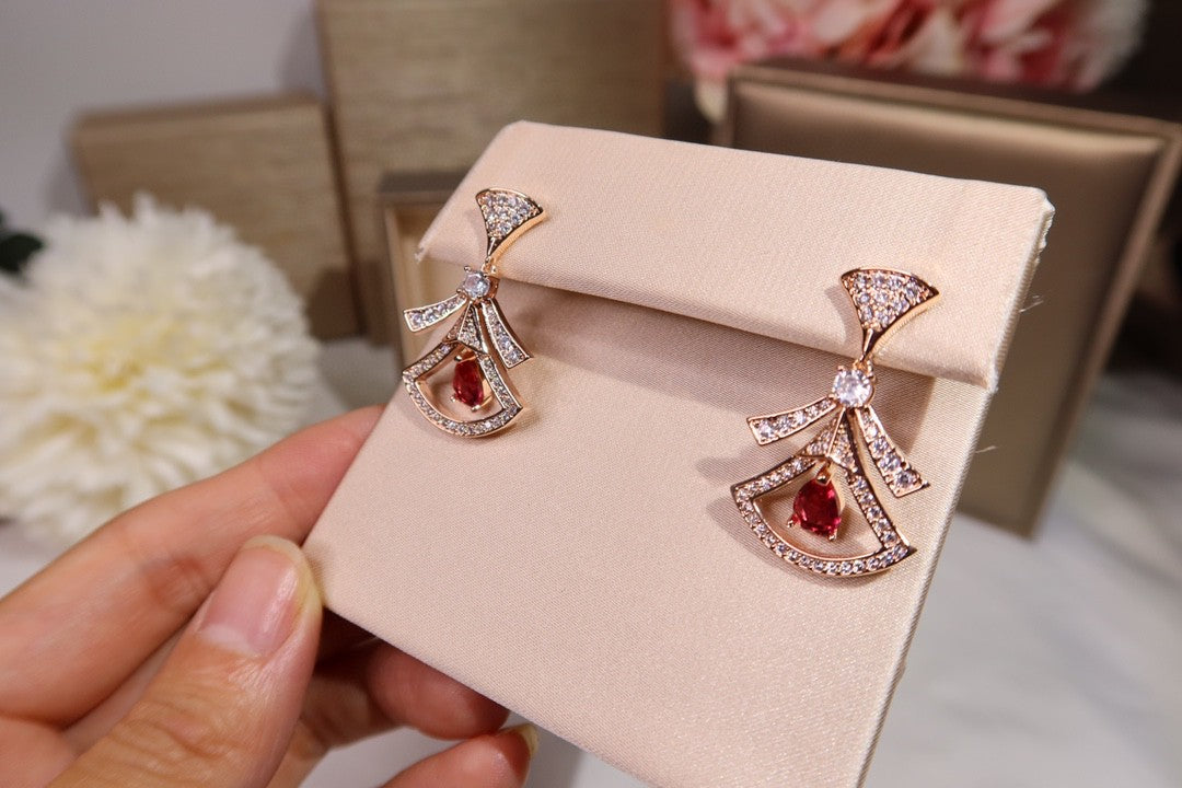 Bvlgari BVLGARI Dream Openwork 18K Gold Earrings
