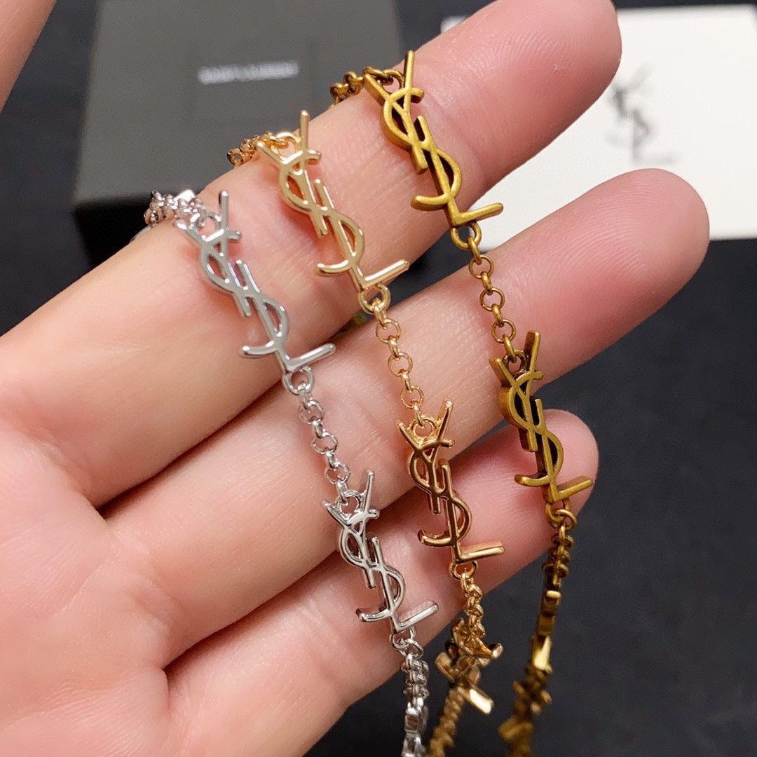 YSL Mini Cassan 18K Gold Bracelet