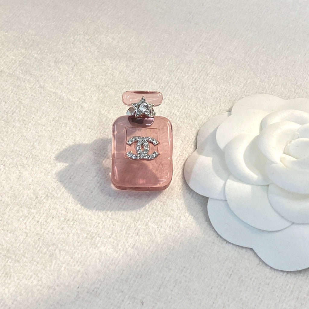 Chanel Perfume Color Bottle 18K Gold Brooch