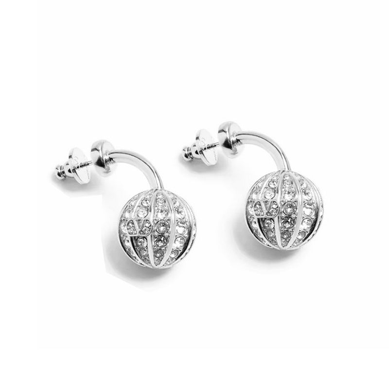 Valentino Diamond 18K Gold Earrings