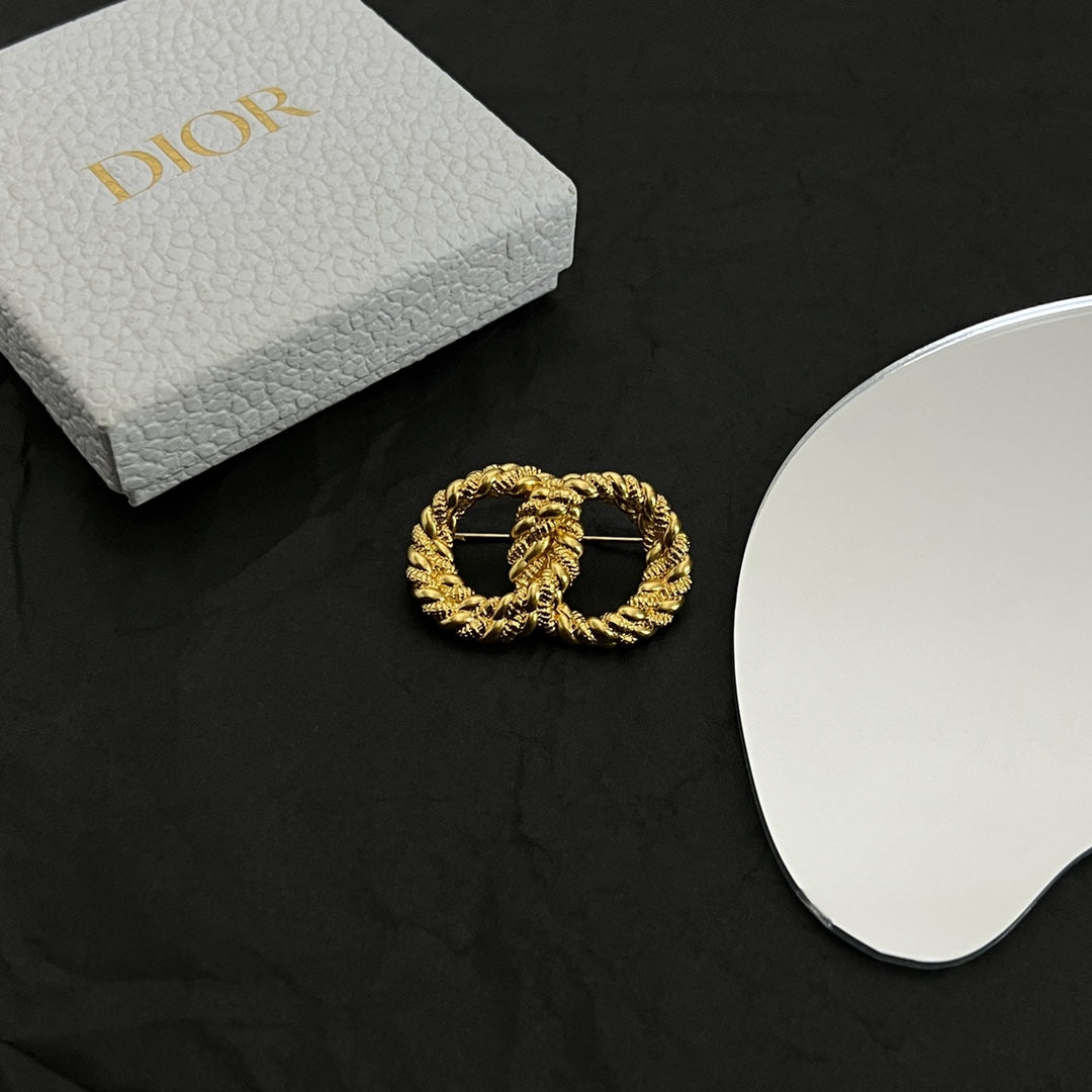 Dior Revolution 18K Gold Brooch