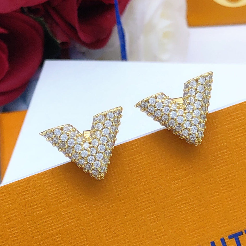 Louis Vuitton Diamonds 18K Gold Earrings