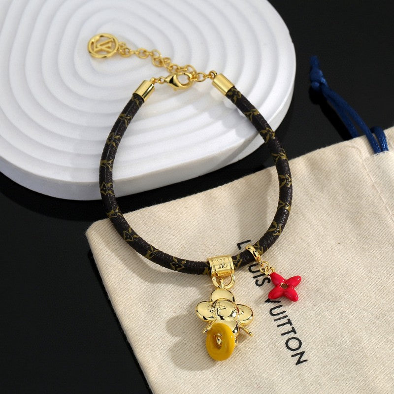 Louis Vuitton Circle 18K Gold Bracelet