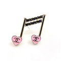 Chanel Music Symbol 18K Gold Brooch
