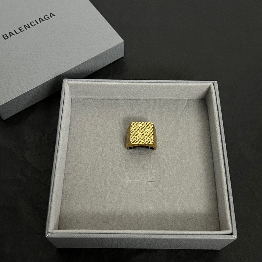 Balenciaga 18K Gold Ring