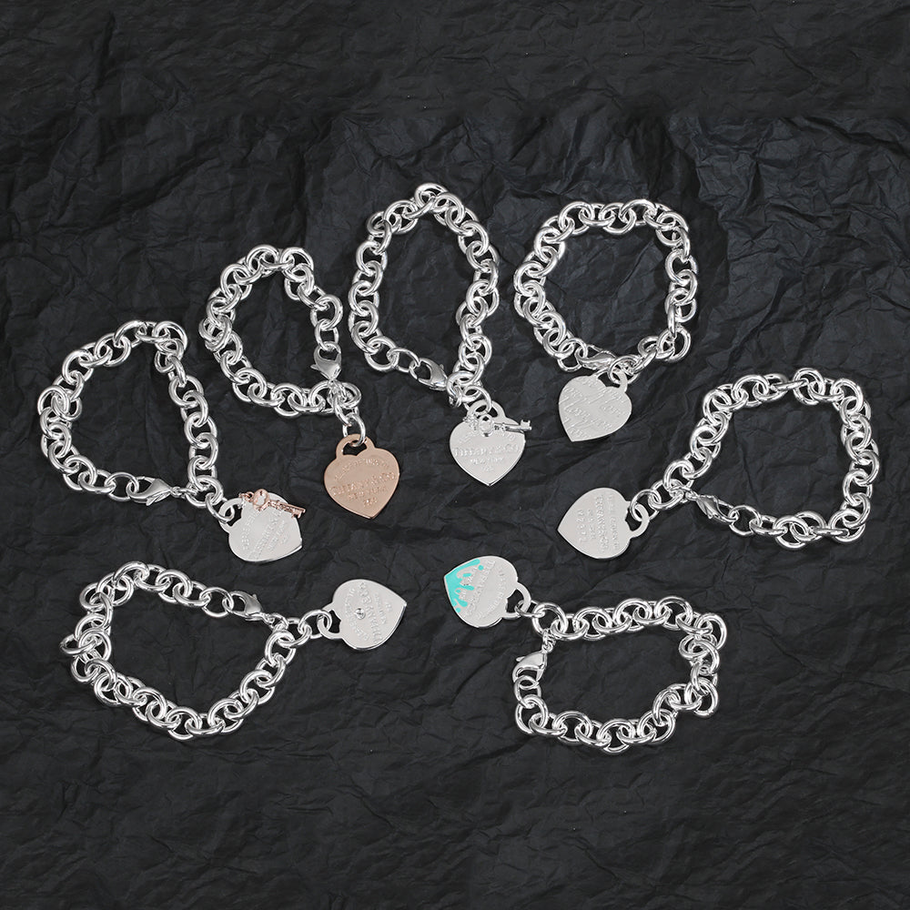 Tiffany Heart Tag 18K Gold Bracelet
