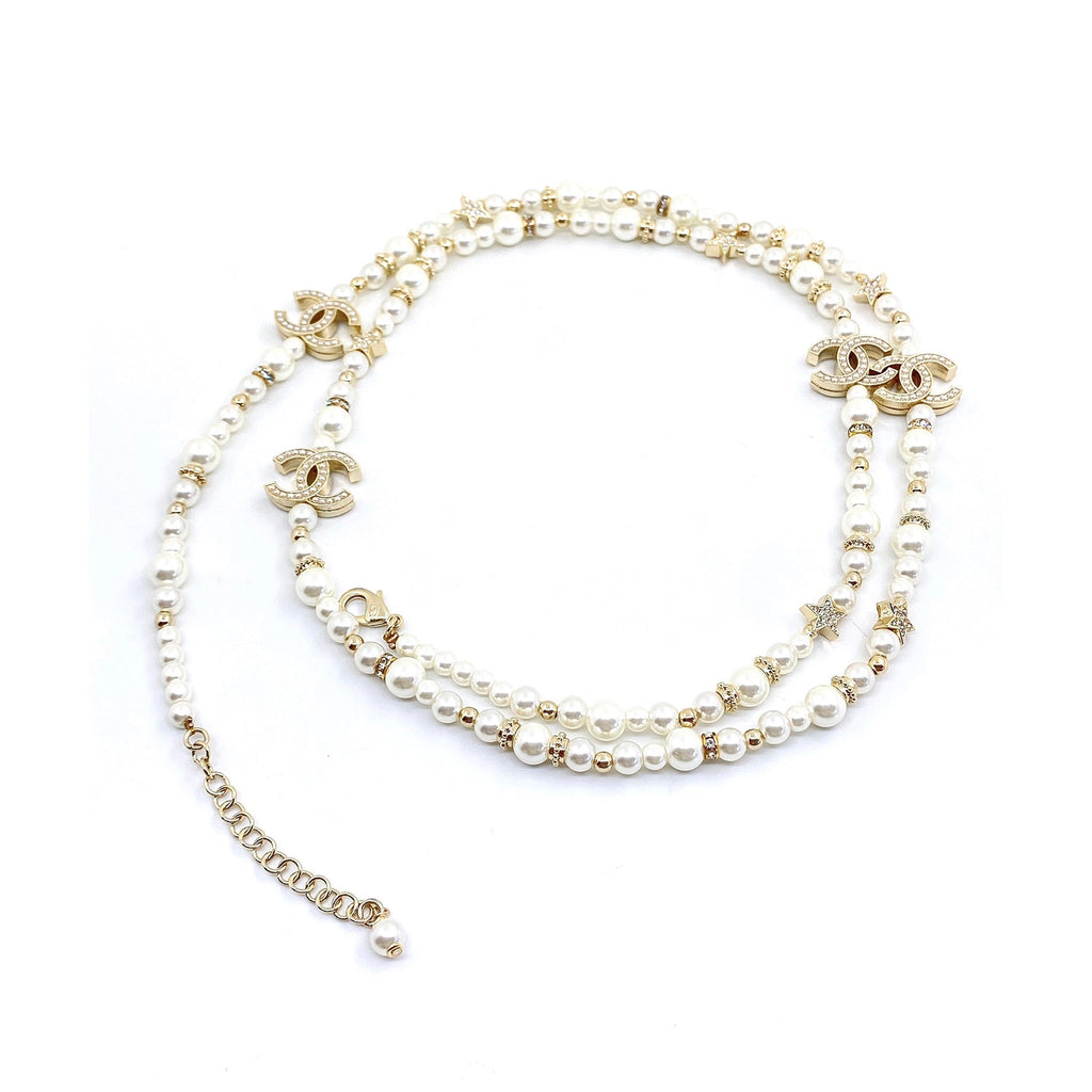 Chanel Pearls 18K Gold Necklace
