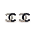 Chanel Black Diamonds 18K Gold Earrings