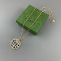 Gucci Double Iconic Floral Pendant 18K Gold Necklace