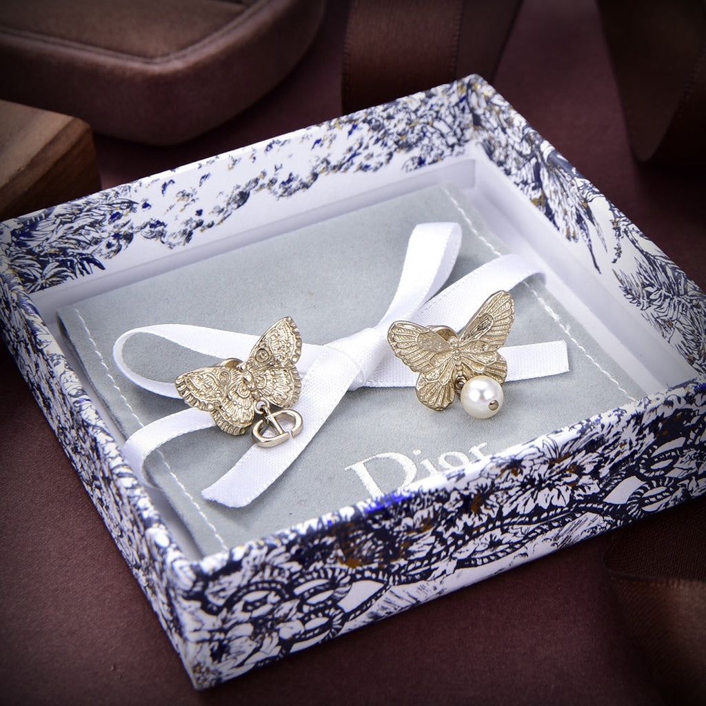 Dior M ̈¦tamorphose 18K Gold Earrings