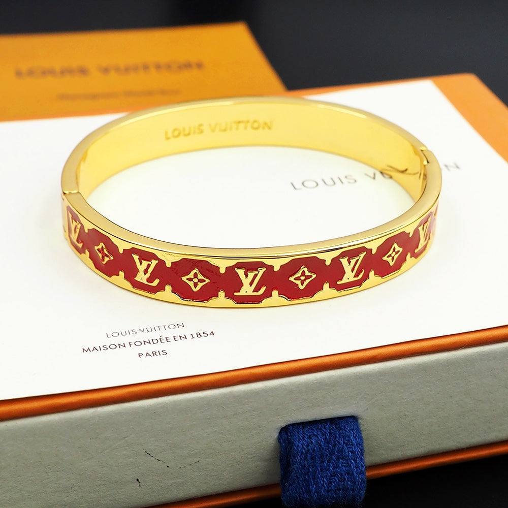 Louis Vuitton Color Monogram 18K Gold Bracelet