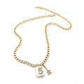 Chanel No.5 Perfume Pendant Chain 18K Gold Necklace