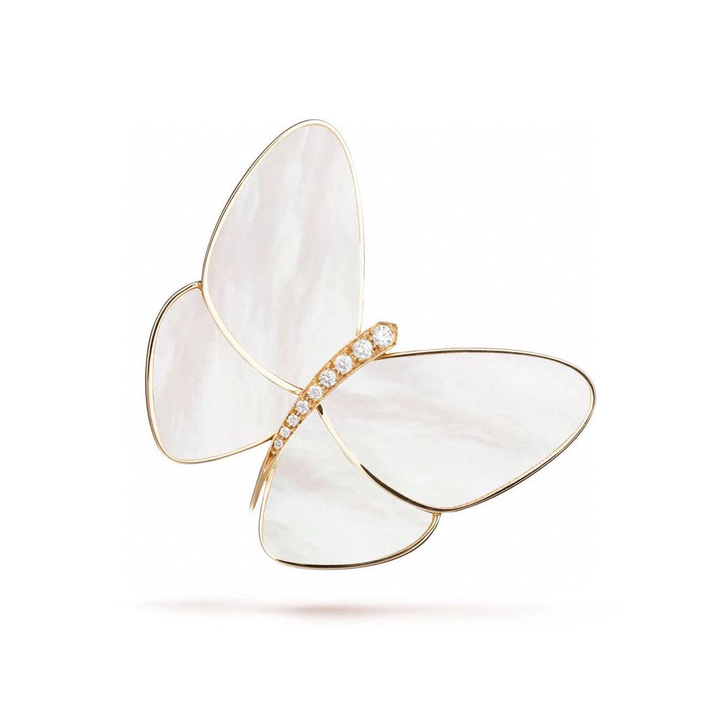Butterfly 18K Gold Brooch