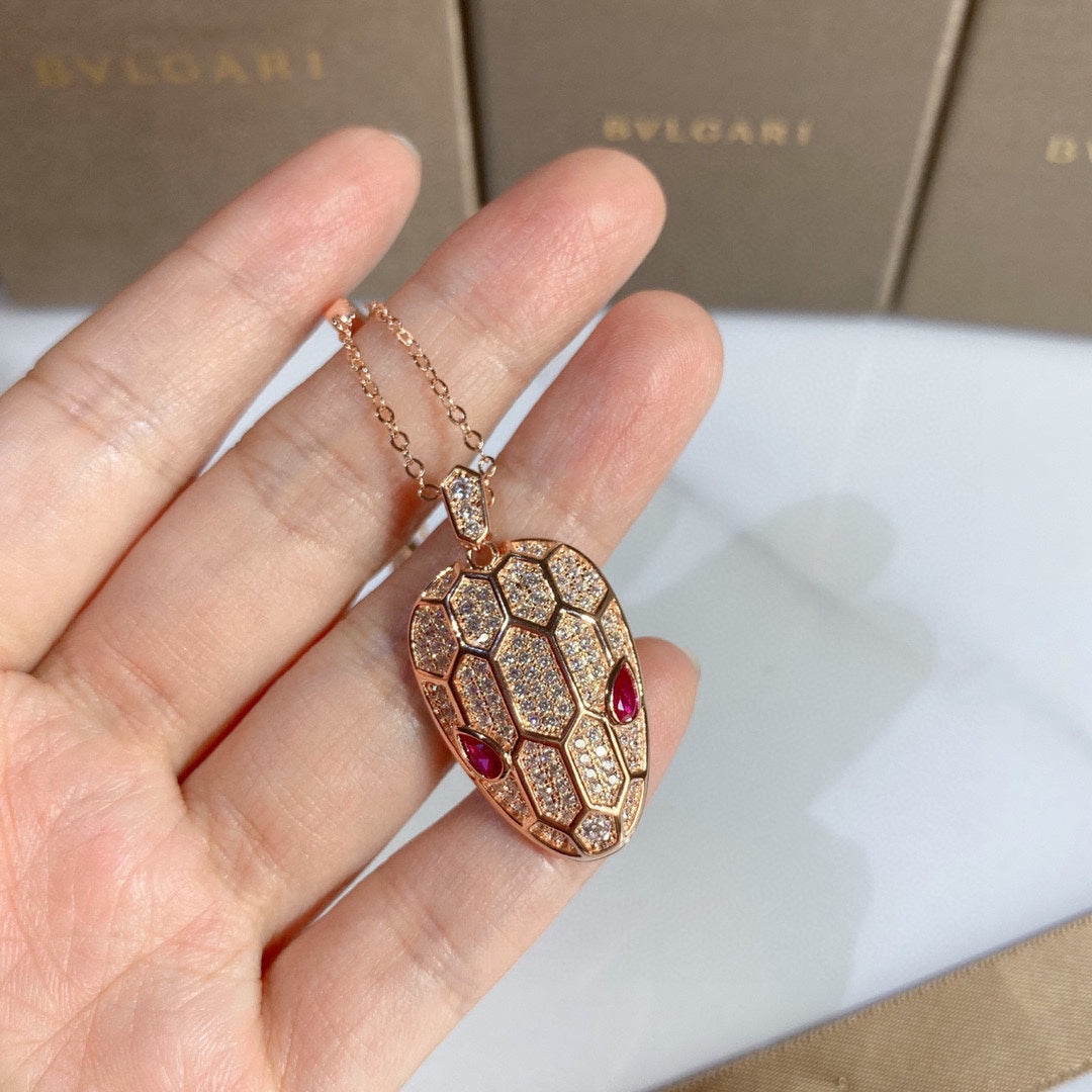 Bvlgari Serpenti 18K Gold Necklace