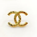 Chanel 24S 18K Gold Brooch