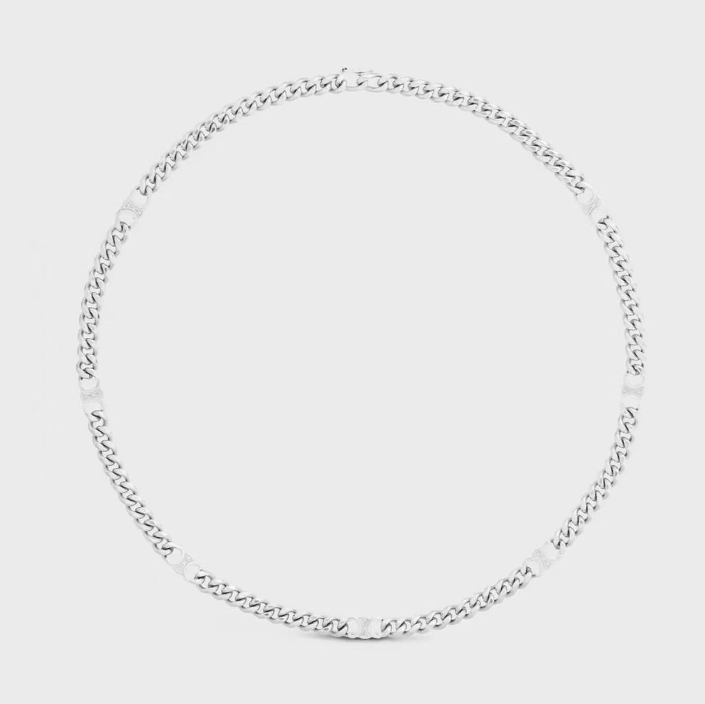 Celine Gourmette Chain 18K Gold Necklace