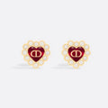 Dior Petit Baroque Stud 18K Gold Earrings