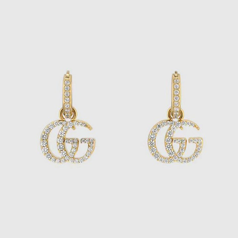 GucciDiamond 18K Gold Earrings